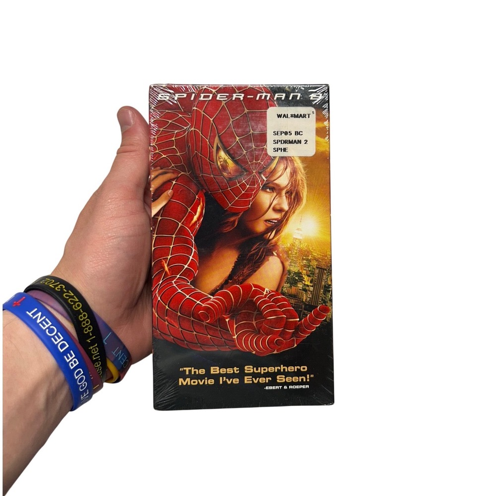 Spider-Man 2 VHS 2004 Marvel Movie Factory Sealed New Marvel Columbia Pictures